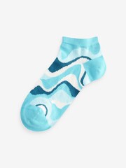 Rainbow Swirl Trainers Socks 5 Pack - Image 6 of 6