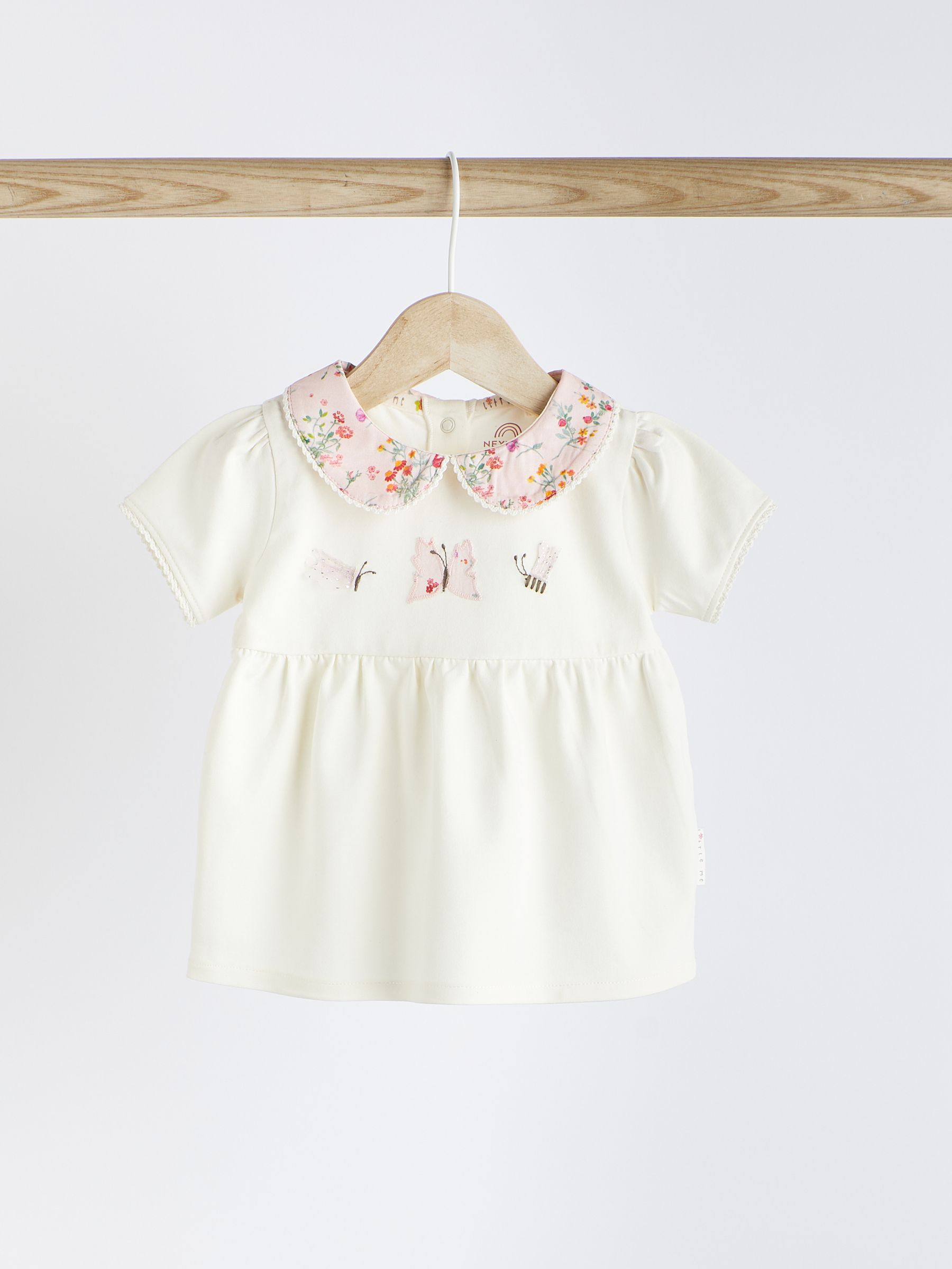 Buy Pink/White Floral Baby 100% Cotton Top and Shorts 2 Buy Pink/White Floral Baby 100% Cotton Top and Shorts 2