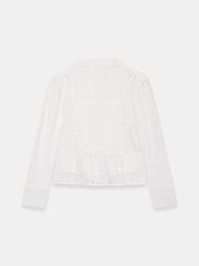 Mint Velvet White Lace Military Blouse - Image 7 of 7