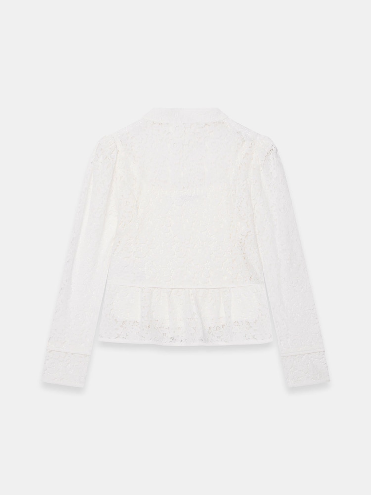 Mint Velvet White Lace Military Blouse - Image 7 of 7 Mint Velvet White Lace Military Blouse - Image 7 of 7