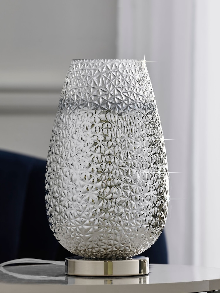 Chrome Monroe Large Touch Table Lamp - Image 2 of 7