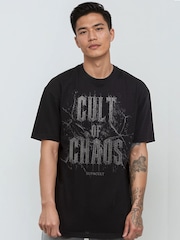 Crno - Supacult Cult Of Chaos T-Shirt - Slika 1 od 3