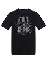 Crno - Supacult Cult Of Chaos T-Shirt - Slika 2 od 3