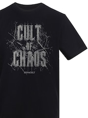 Crno - Supacult Cult Of Chaos T-Shirt - Slika 3 od 3