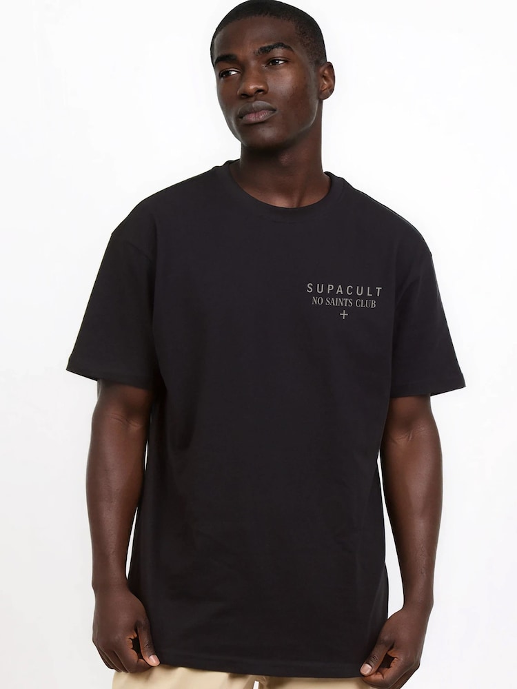 Supacult No Saints Club T-Shirt - Slika 2 od 4