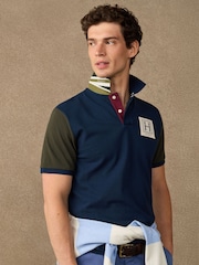 Polo Hackett Union Jack classique à manches courtes - Image 1 de 6