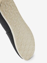 Black Canvas Slip-On Shoes - Image 6 of 7