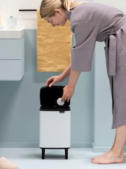 Brabantia White Bo  Hi 7L Waste Bin - Image 2 of 6