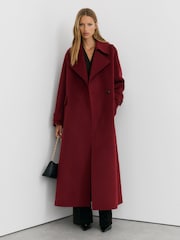 Reiss Alara Wool-Blend Blindseam Long Coat - Imagen 1 de 8