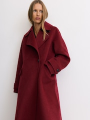 Reiss Alara Wool-Blend Blindseam Long Coat - Imagen 5 de 8
