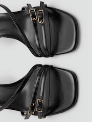 Mango Black Strappy Heeled Sandals - Image 4 of 4
