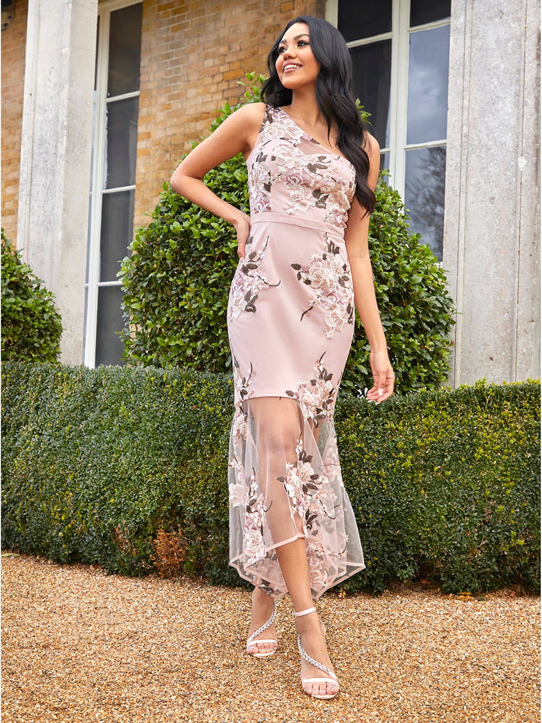 chi chi london peplum embroidered lace bodycon dress Peplum Embroidered Lace Bodycon Dress in Purple