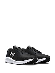 Under Armour Jet Black Charged Pursuit 3 Trainers - Image 5 of 8