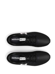 Under Armour Jet Black Charged Pursuit 3 Trainers - Image 6 of 8