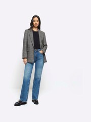 River Island Black 100% Cotton Racer Vest - Image 4 of 6