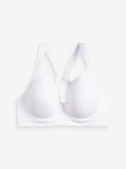 White Active Sports High Impact Dry Tech Full Cup Wired Bra B-G - Image 4 of 5