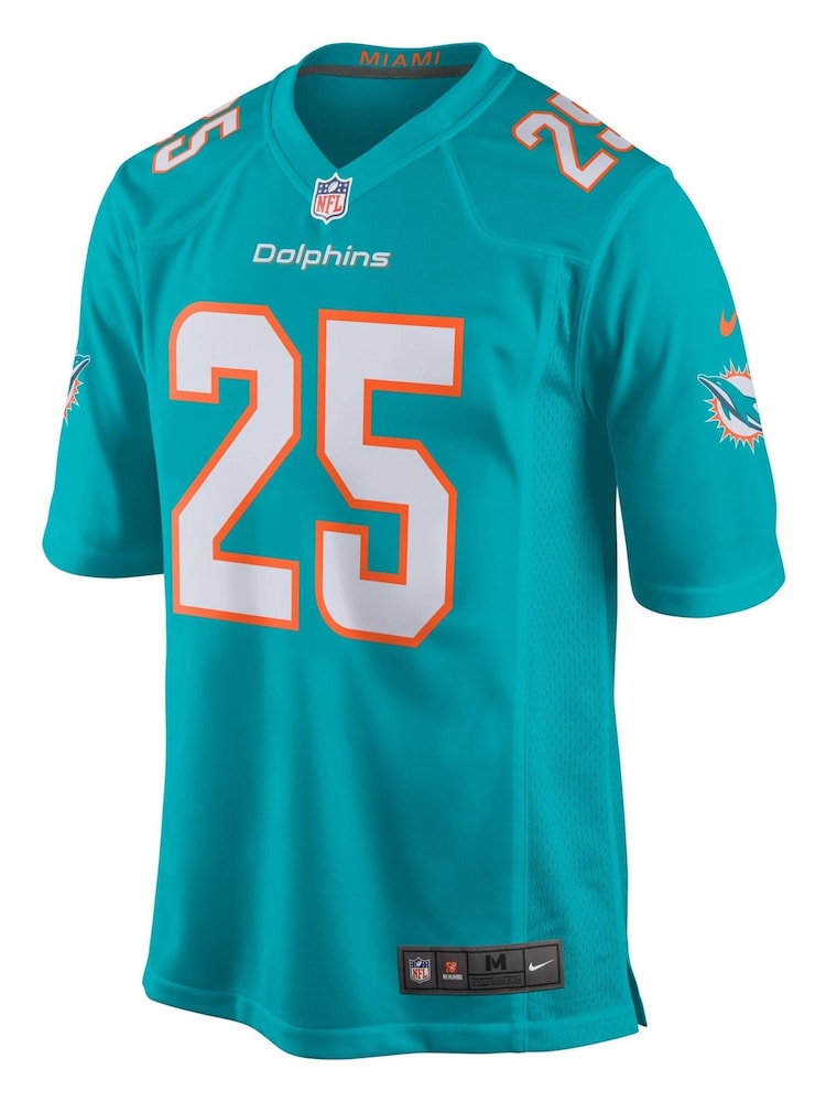 Nike Green Miami Dolphins Game Jersey - Xavien Howard - Image 2 of 3
