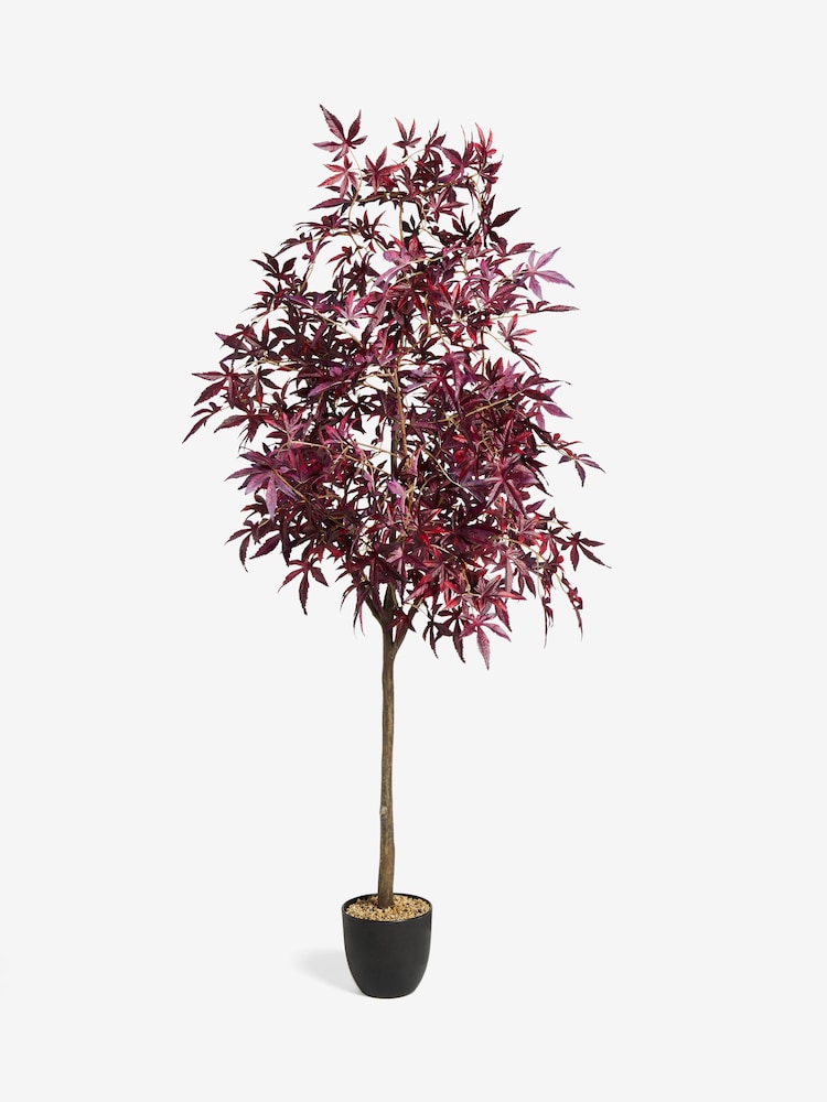 Red Artificial Tall Acer Tree - Image 2 of 3