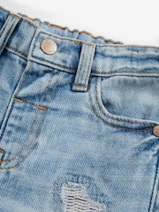 Light Blue Denim 100% Cotton Distressed Jeans (3mths-7yrs) - Image 8 of 8