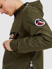 Ellesse™ Khaki Green Mont 2 OH Jacket - Image 4 of 4