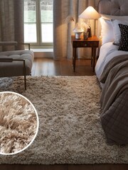 Natural Lola Sparkle Plush Rug - Image 1 of 7