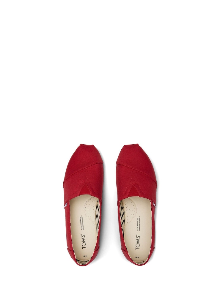 TOMS Red Alpargata Shoes - Image 5 of 5