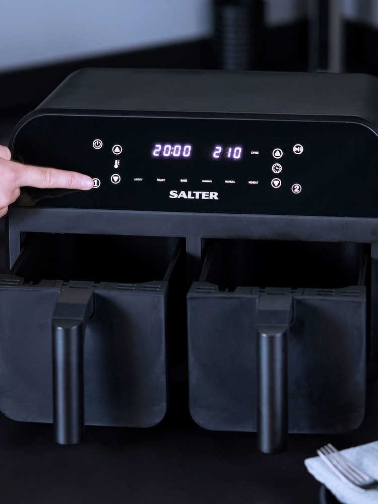 Salter Dual Air Fryer - Image 4 of 4
