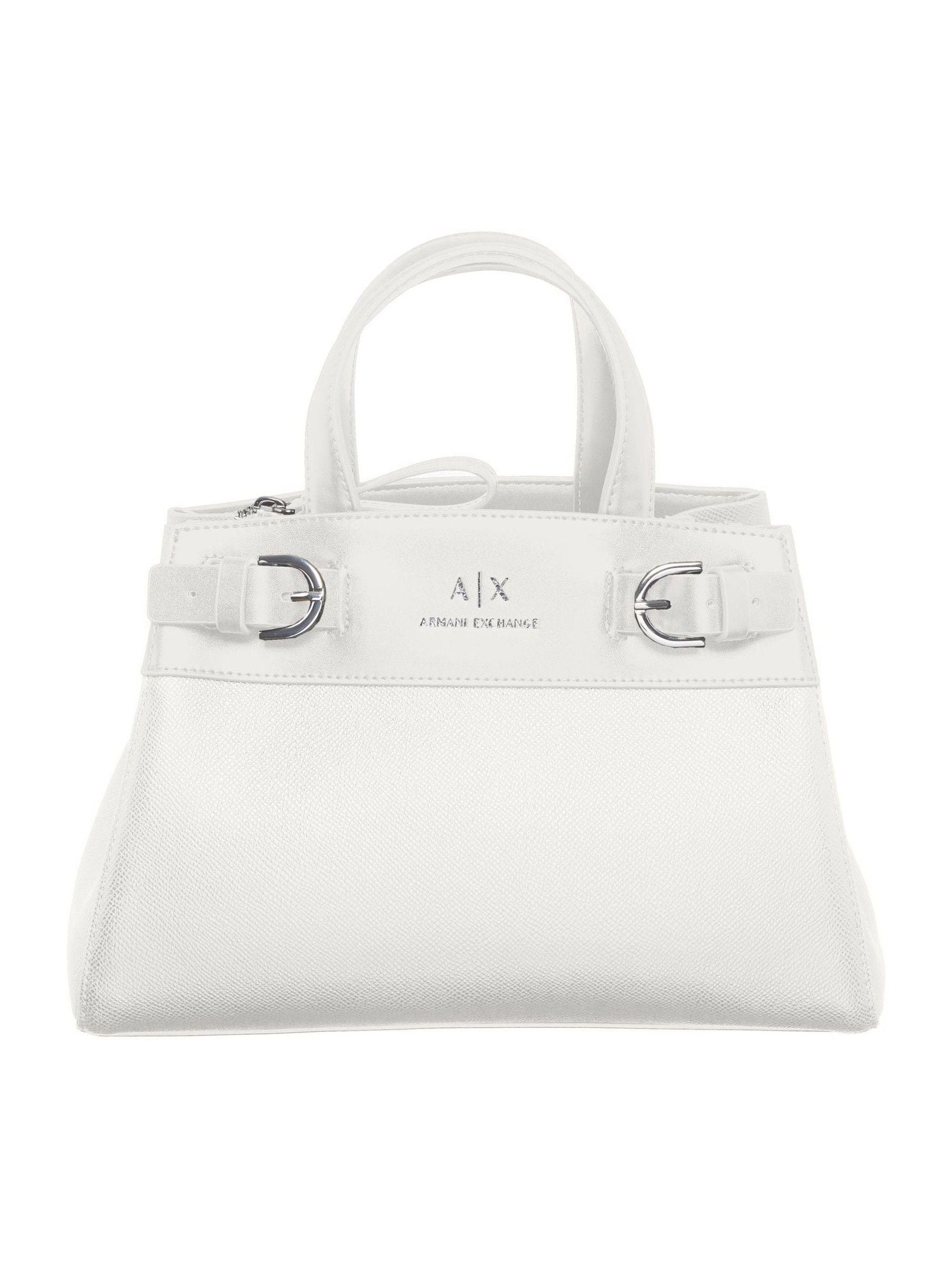 【関税&送料込】ARMANI EXCHANGE Bags White Buy Armani Exchange Small Leather White Handbag from Next