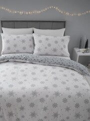 Catherine Lansfield Grey Baby It's Cold Outside Christmas Duvet Cover Set - Image 2 of 4