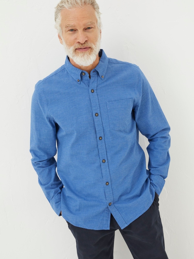 FatFace Blue Tadlow Shirt - Image 1 of 6
