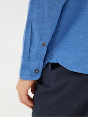 FatFace Blue Tadlow Shirt - Image 5 of 6
