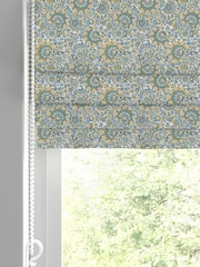Laura Ashley Newport Blue Painswick Paisley Made to Measure 100% Cotton Roman Blinds - Image 2 of 6