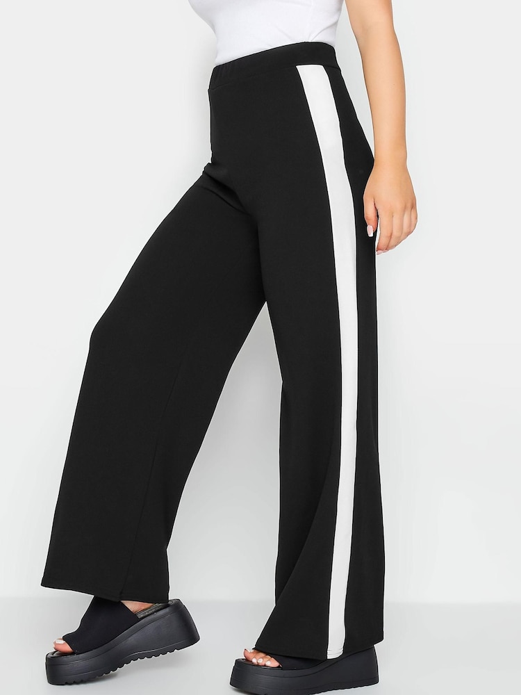 PixieGirl Petite Black Wide Leg Trousers - Image 1 of 4