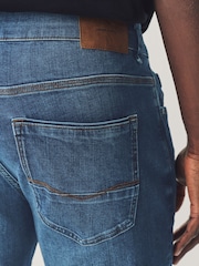 Blue Mid Slim Fit Authentic Stretch Denim Jeans - Image 6 of 10