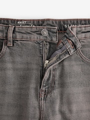 Grey Mid Slim Fit Vintage Wash Denim Jeans - Image 10 of 11