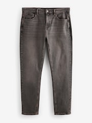 Grey Mid Slim Fit Vintage Wash Denim Jeans - Image 7 of 11