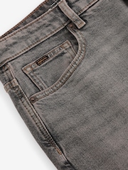 Grey Mid Slim Fit Vintage Wash Denim Jeans - Image 8 of 11