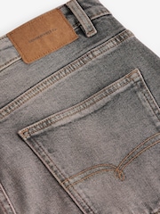 Grey Mid Slim Fit Vintage Wash Denim Jeans - Image 9 of 11