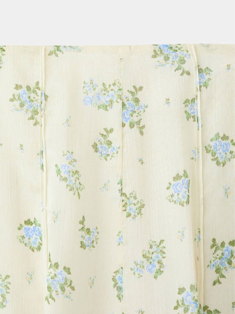 Mango White Floral Midi Skirt - Image 7 of 7