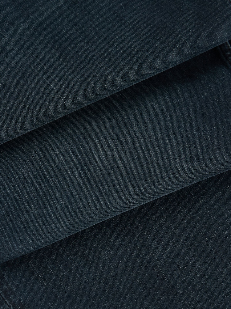 Bleu foncé délavé - Lit 1 place - Coupe ajustée Jean classique extensibles - Image 12 de 12