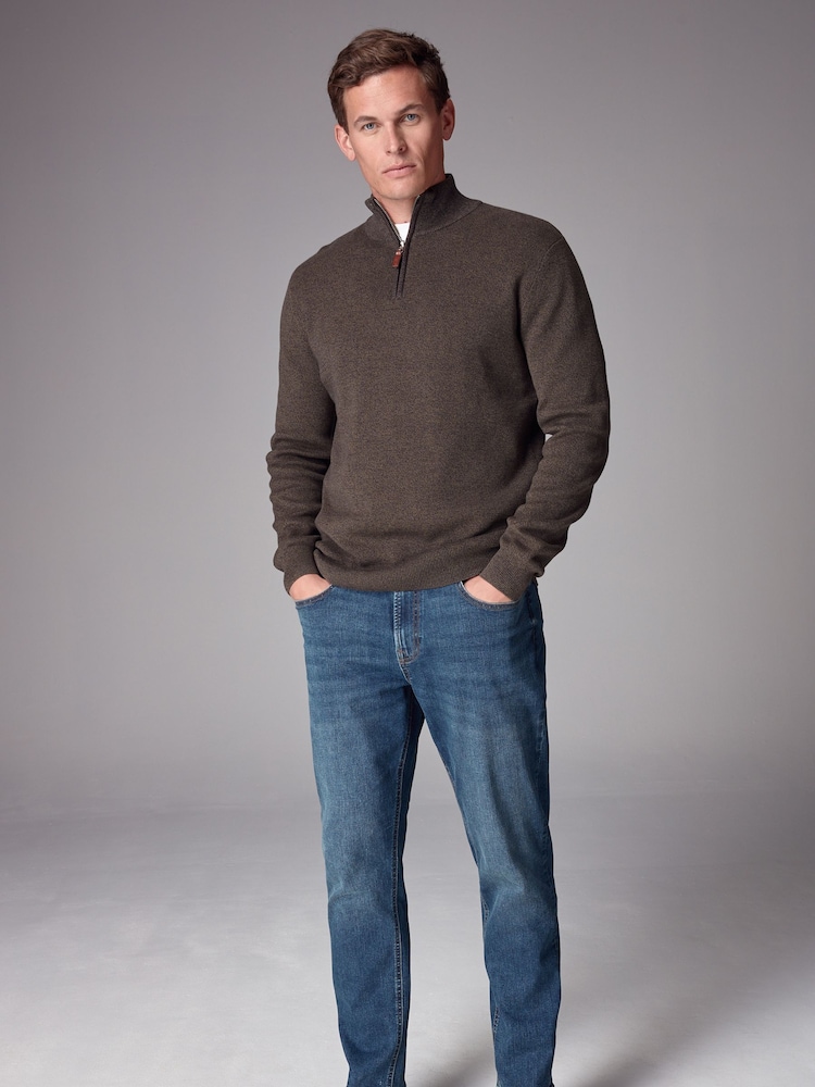 Blue Mid Vintage Slim Fit Classic Stretch Jeans - Image 2 of 12