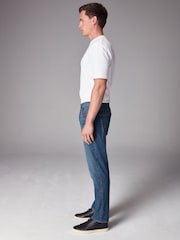 Blue Mid Vintage Slim Fit Classic Stretch Jeans - Image 3 of 12