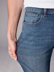 Blue Mid Vintage Slim Fit Classic Stretch Jeans - Image 5 of 12