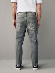 Mid Grey Tint Regular Fit Vintage Stretch Authentic Jeans - Image 3 of 11