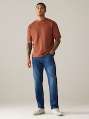 Blue Straight Fit Classic Stretch Jeans - Image 2 of 11