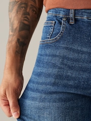 Blue Straight Fit Classic Stretch Jeans - Image 5 of 11