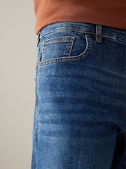 Blue Straight Fit Classic Stretch Jeans - Image 6 of 11