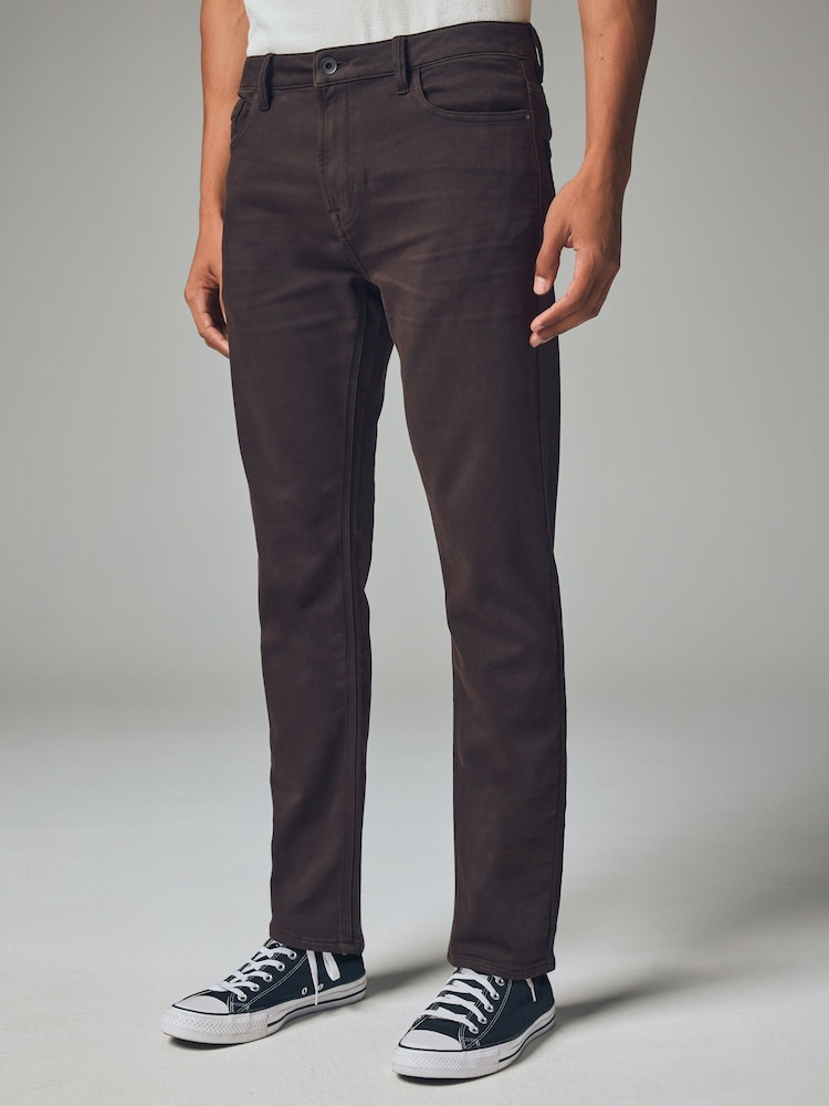 Dunkelbraun - Bequeme Stretch-Jeans - Bild 1 von 13