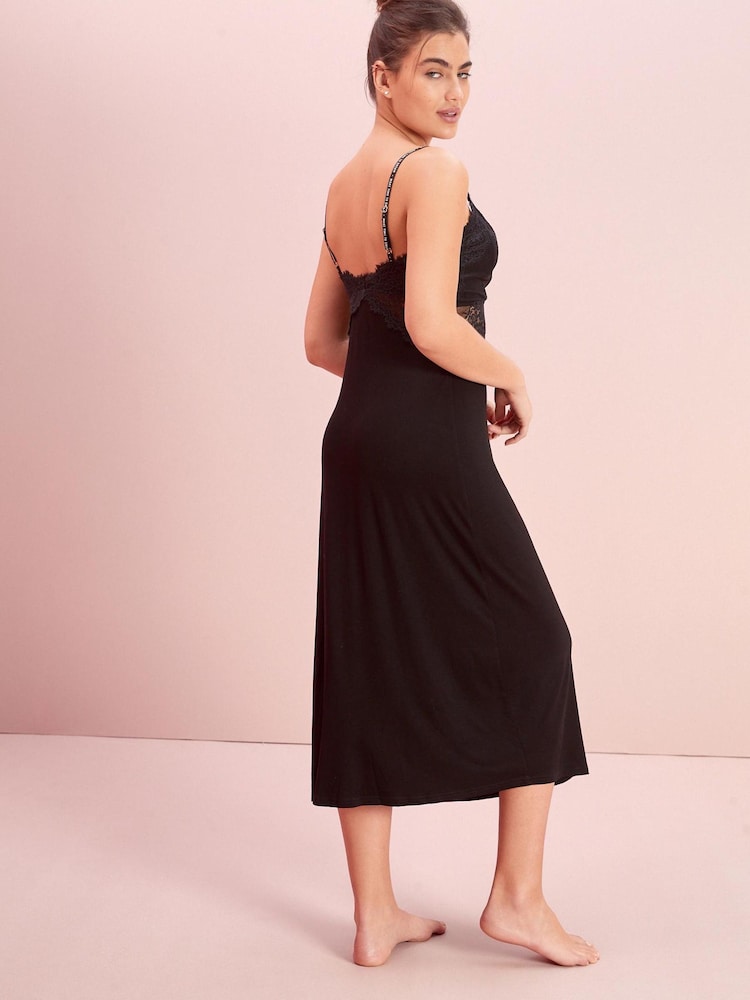 Black Lace Slip - Image 1 of 5