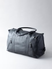 Lakeland Leather Black Large Discoverer Leather Holdall - Image 1 of 1